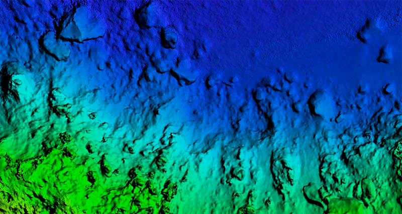 Immagine di un DSM Digital Surface Model