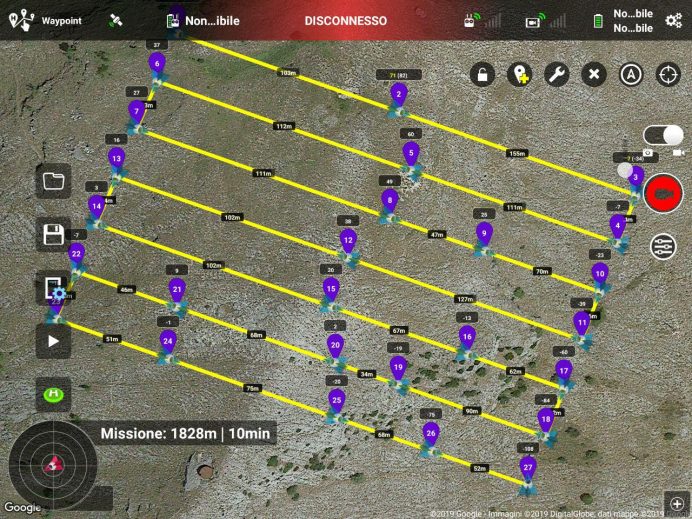DRONI: UNA MISSIONE DI VOLO AUTOMATICA CON THOPOS E LITCHI