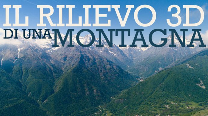 Il rilievo di una montagna