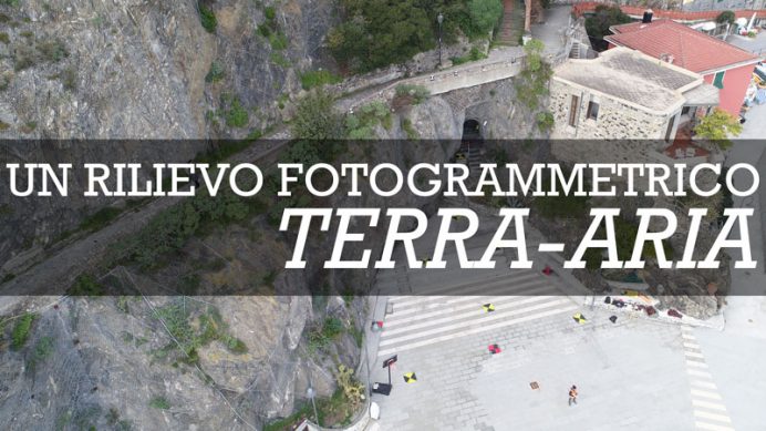 Un rilievo fotogrammetrico integrato terra-aria